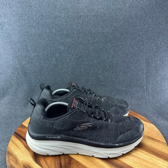 Skechers Other - Skechers Shoes Men's 12 Extra Wide D'Lux Walker Sneakers Black Lace Up 232045WW